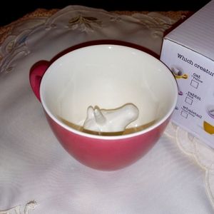 Unicorn bubble gum pink coffee cup